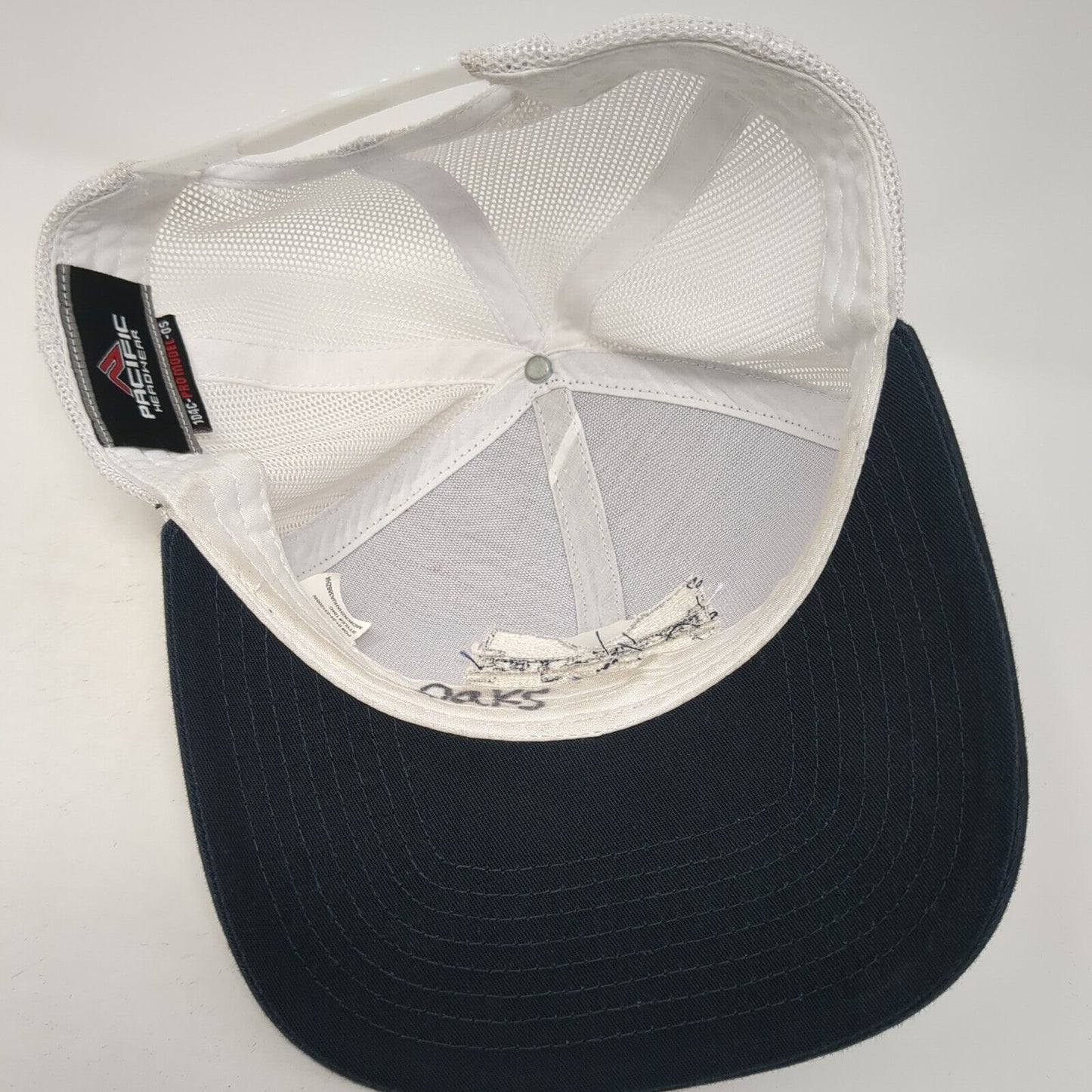 Middleton Snapback Trucker Hat Blue OS Adjustable Mesh Back Pacific Headwear