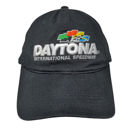 Daytona International Speedway Strapback Hat Black OSFM Nascar
