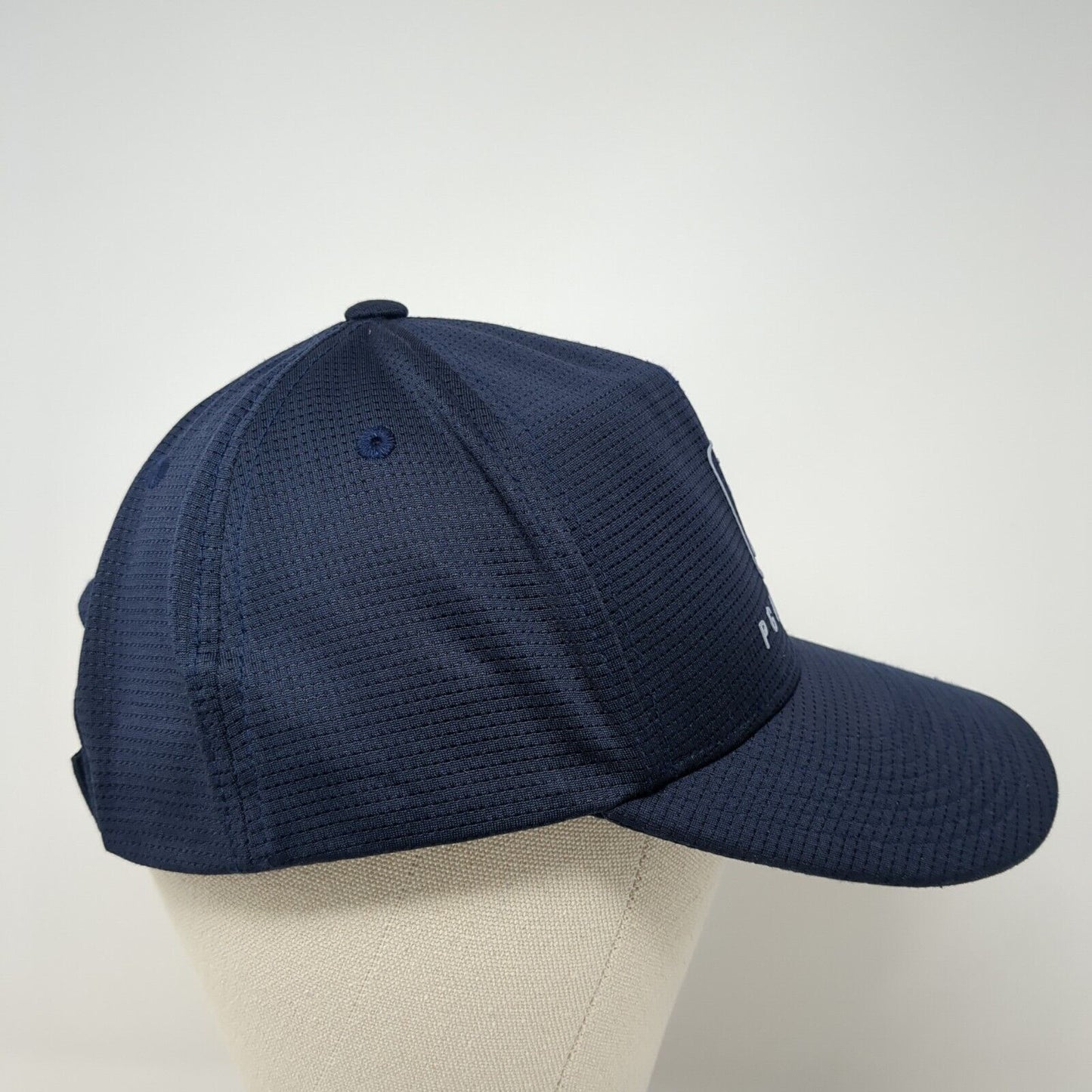 PGA Tour Strapback Hat Blue One Size Adjustable Embroidered Airflux