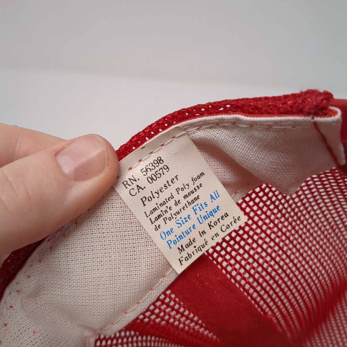 Ste. Chapelle Vineyards Snapback Trucker Hat Red One Size Adjustable Mesh Back