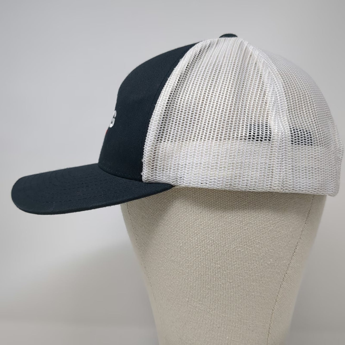 Pacific Headwear Trucker Hat Blue One Size Snapback Irving Oil Mesh Logo Gas