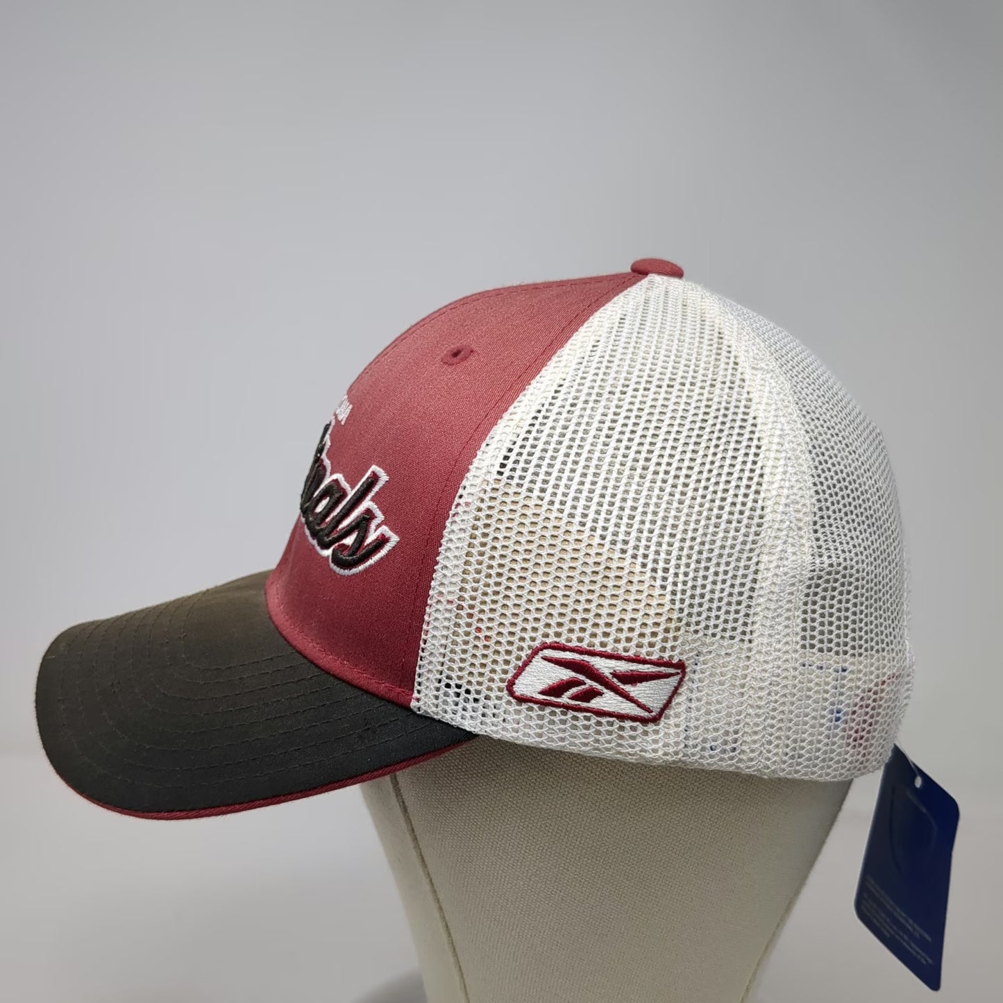 Reebok Arizona Cardinals NFL Trucker Hat Red Brown White One Size Mesh Snapback