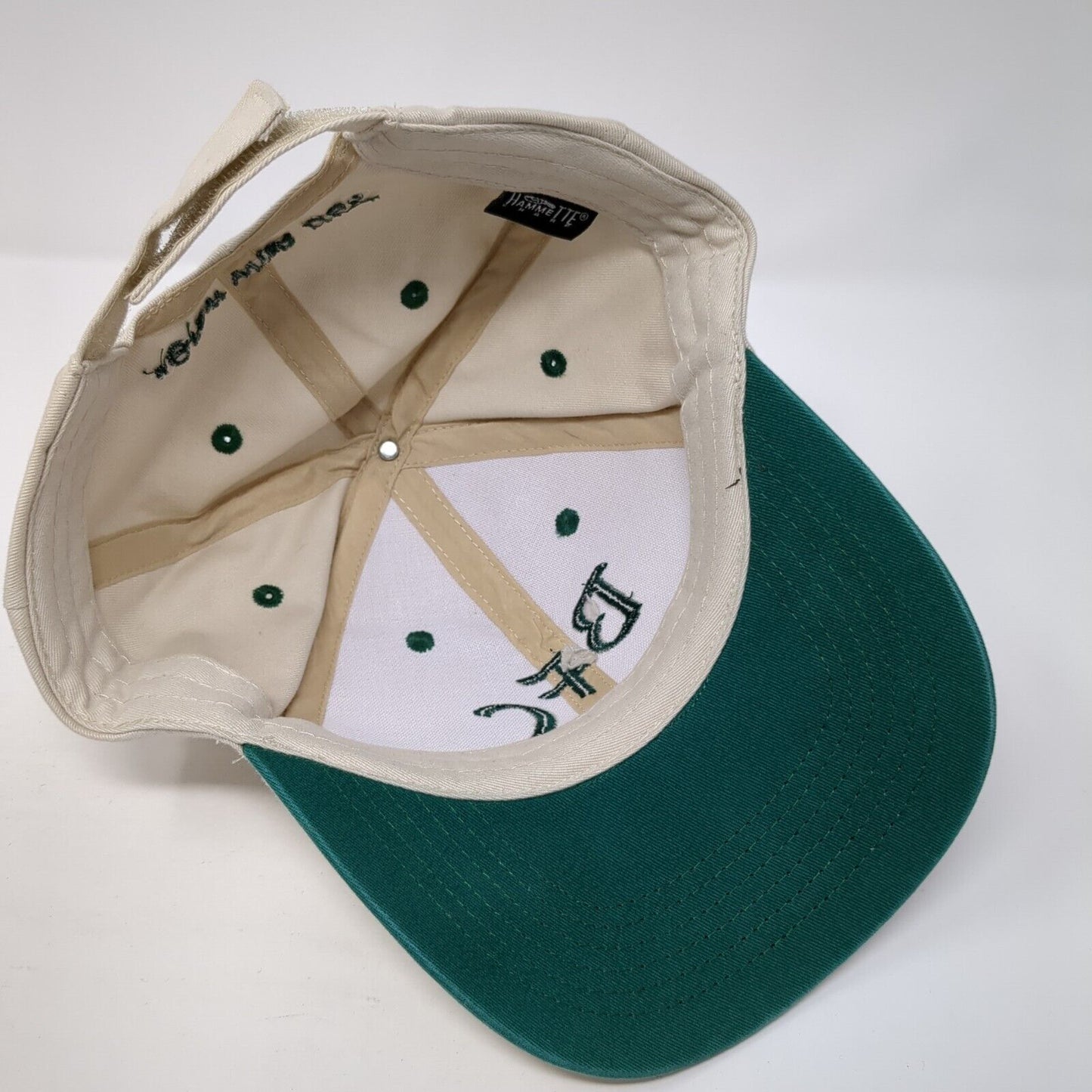 BFC Grow With Us Strapback Hat Tan One Size Hammette Sharp 6 Panel