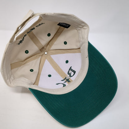 BFC Grow With Us Strapback Hat Tan One Size Hammette Sharp 6 Panel