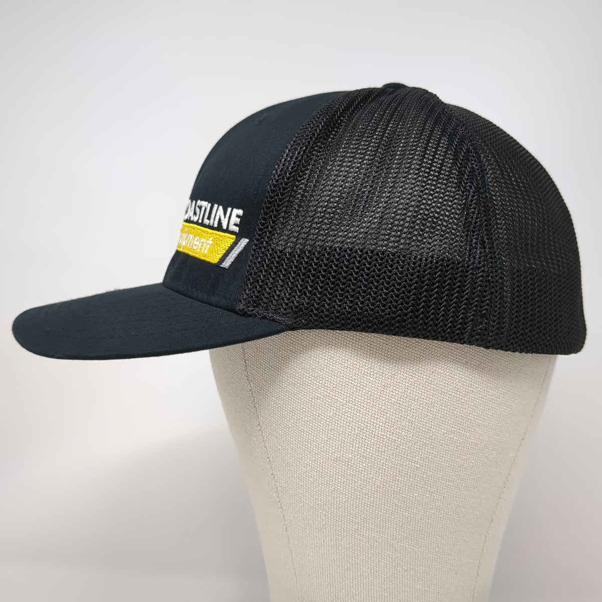 Richardson Baseball Cap Black XL Coastline Equipment John Deere Mesh Hat