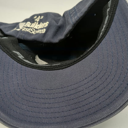Port Authority Builders FirstSource Ride Hard Motorcycle Hat Blue Baseball Cap M