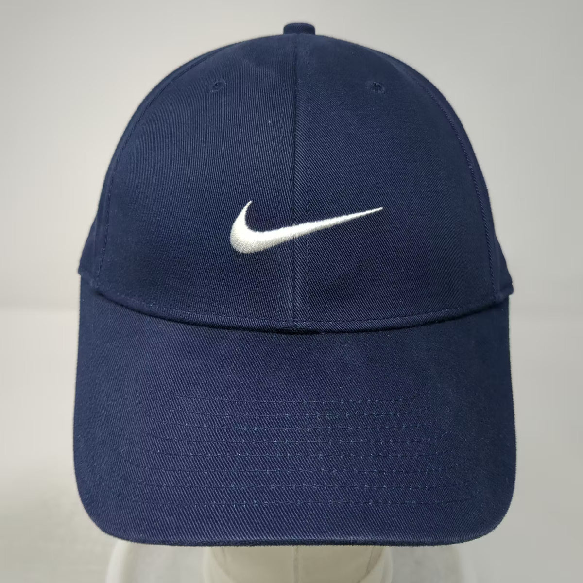 Nike Baseball Cap Blue Adjustable Embroidered Swoosh Just Do It Logo Hat Vintage