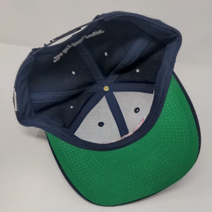 Asi Idaho The Dry Bean People Snapback Hat Blue One Size Adjustable Embroidered