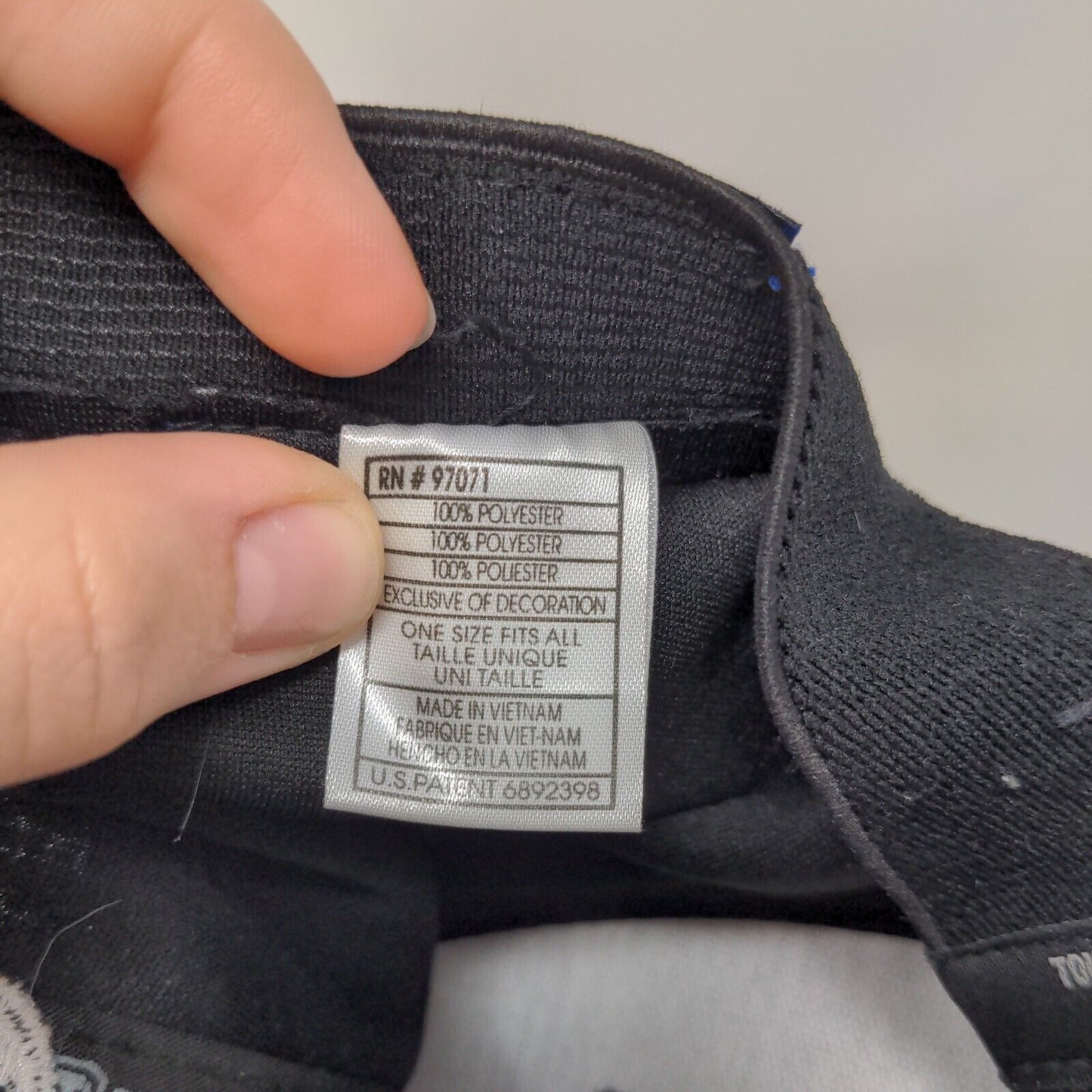 Virginia Tech Hokies Fitted Hat Black OSFA Embroidered Top Of The World