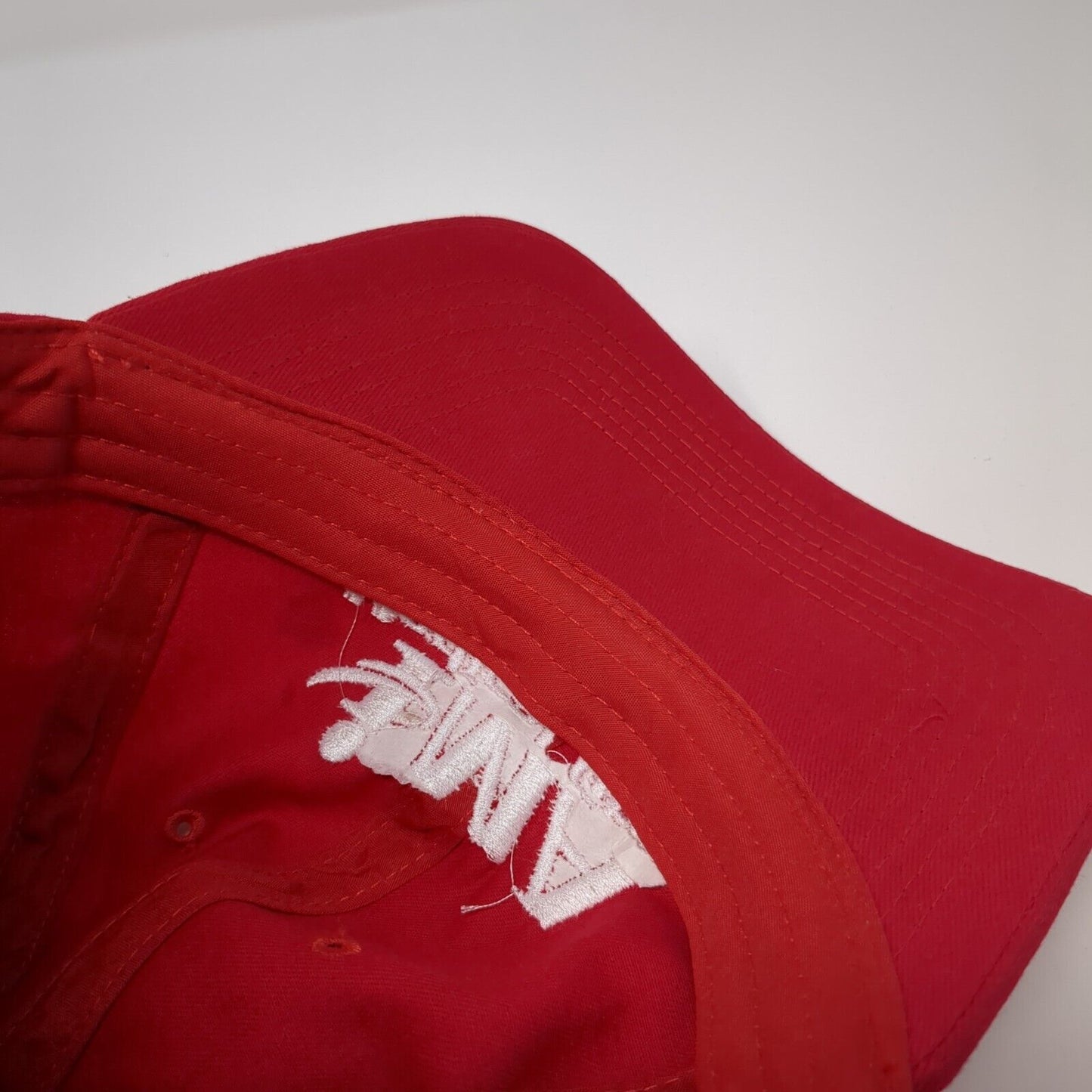 iMA Medical Group Strapback Baseball Cap Red OS Adjustable Embroidered BIG X