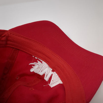iMA Medical Group Strapback Baseball Cap Red OS Adjustable Embroidered BIG X