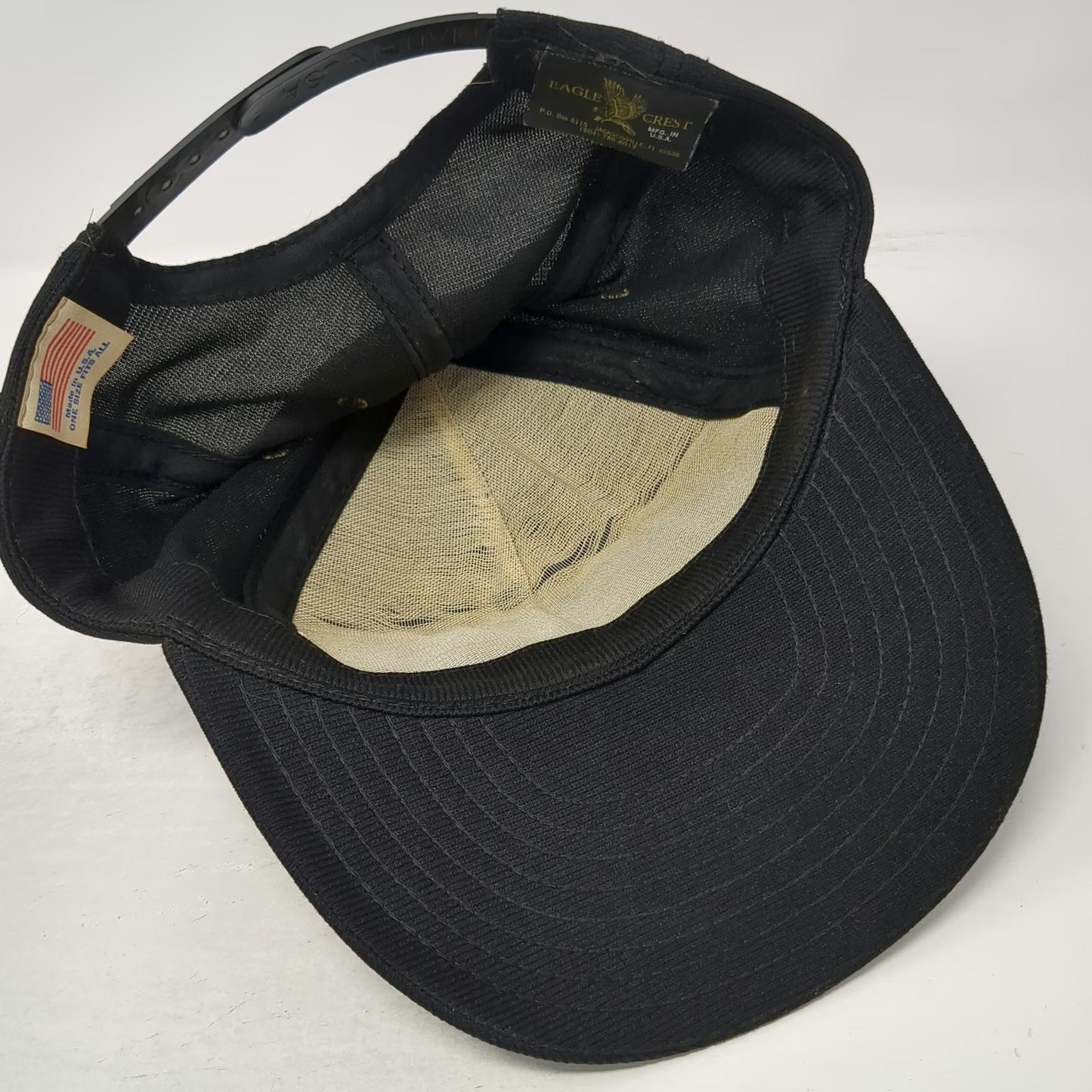Eagle Crest 1st Special Forces Airborne Trucker Hat Black One Size Snapback USA