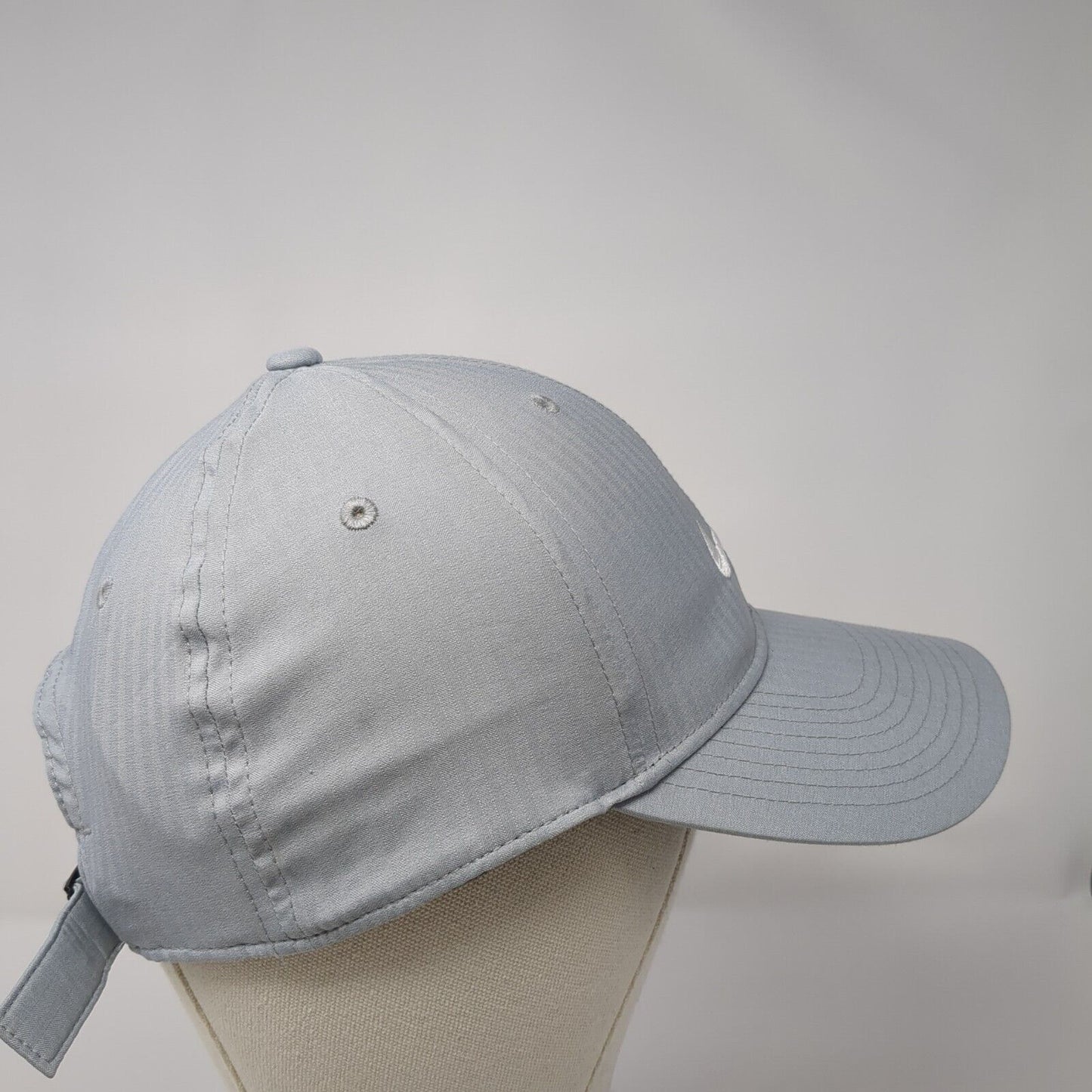 Nike Swoosh Slideback Hat Gray One Size Striped Adjustable Legacy91