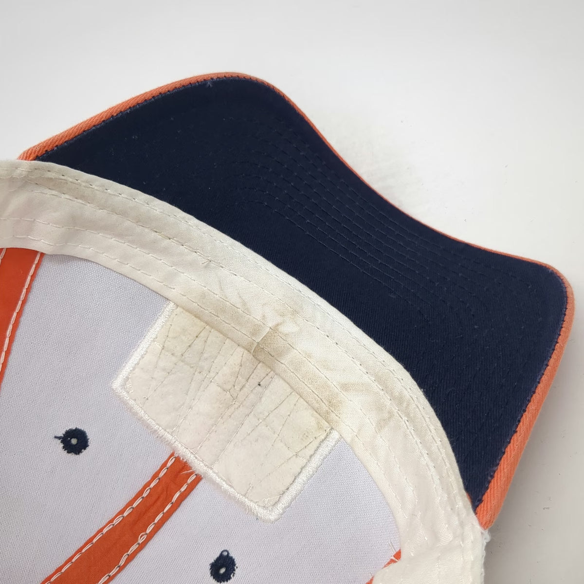 Trucker Hat Blue Orange White One Size Cascade Raft Kayak Idaho Mountain Patch