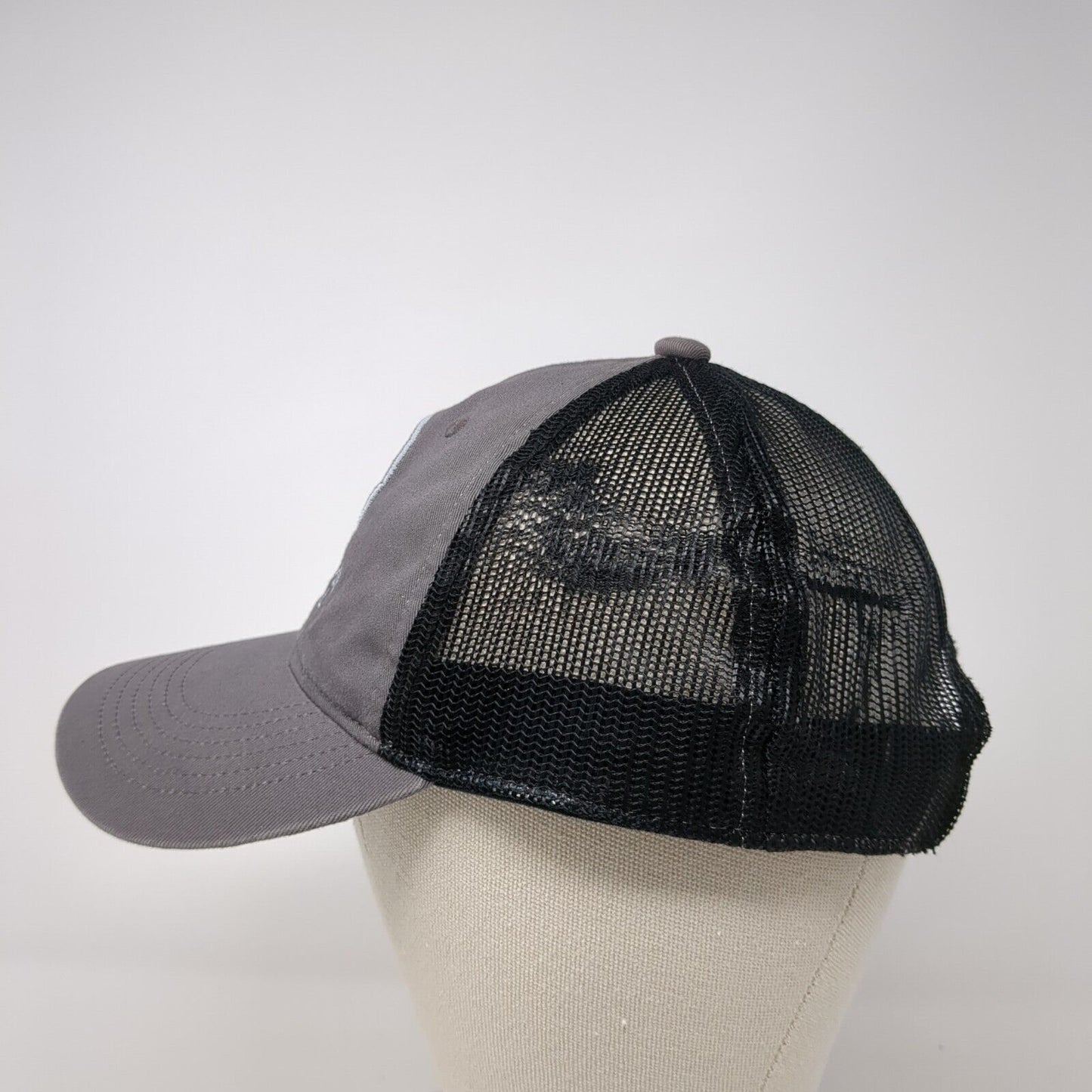 PBT Palm Beach Tactical Strapback Trucker Hat Gray One Size Mesh Back