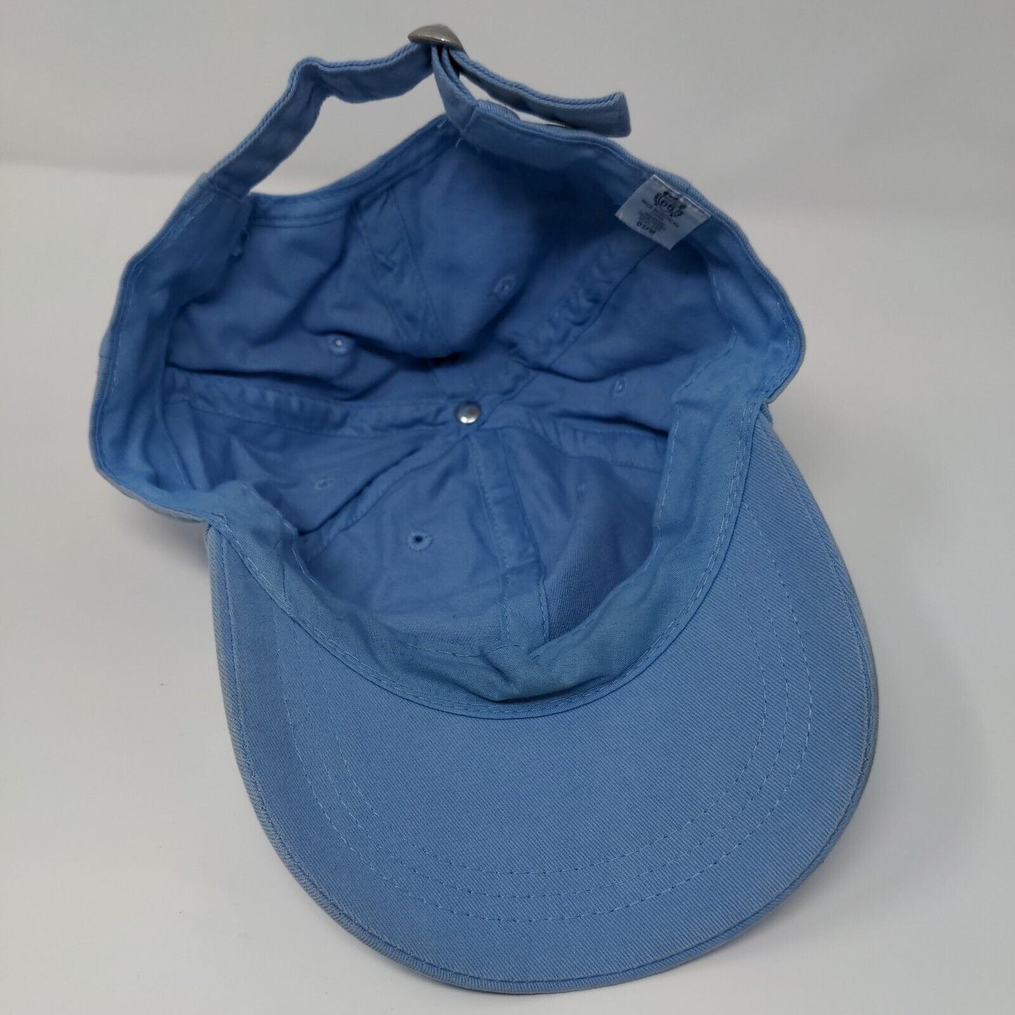 Route 66 Slideback Hat Blue OSFM Adjustable Vented Holes 6 Panel Blank