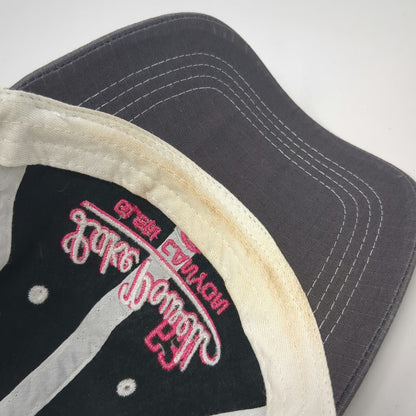 Mountain Trucker Hat Gray Pink White One Size Lake Powell Glen Canyon Snapback
