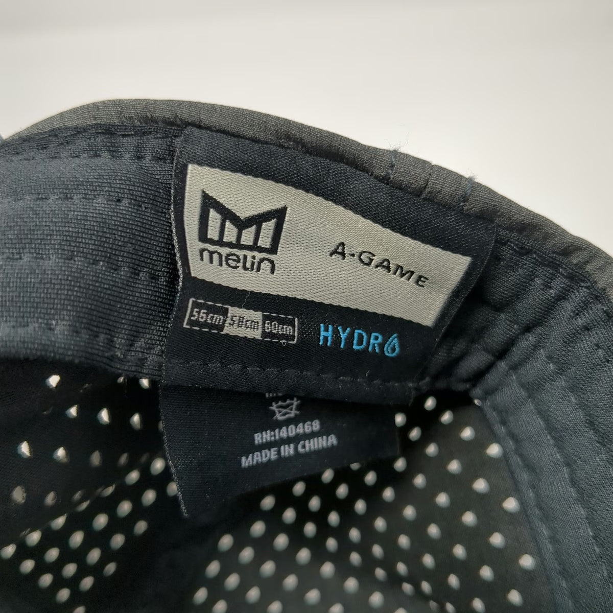 Melin Trucker Hat Gray One Size Hydro A-Game Perforated Performance Snapback