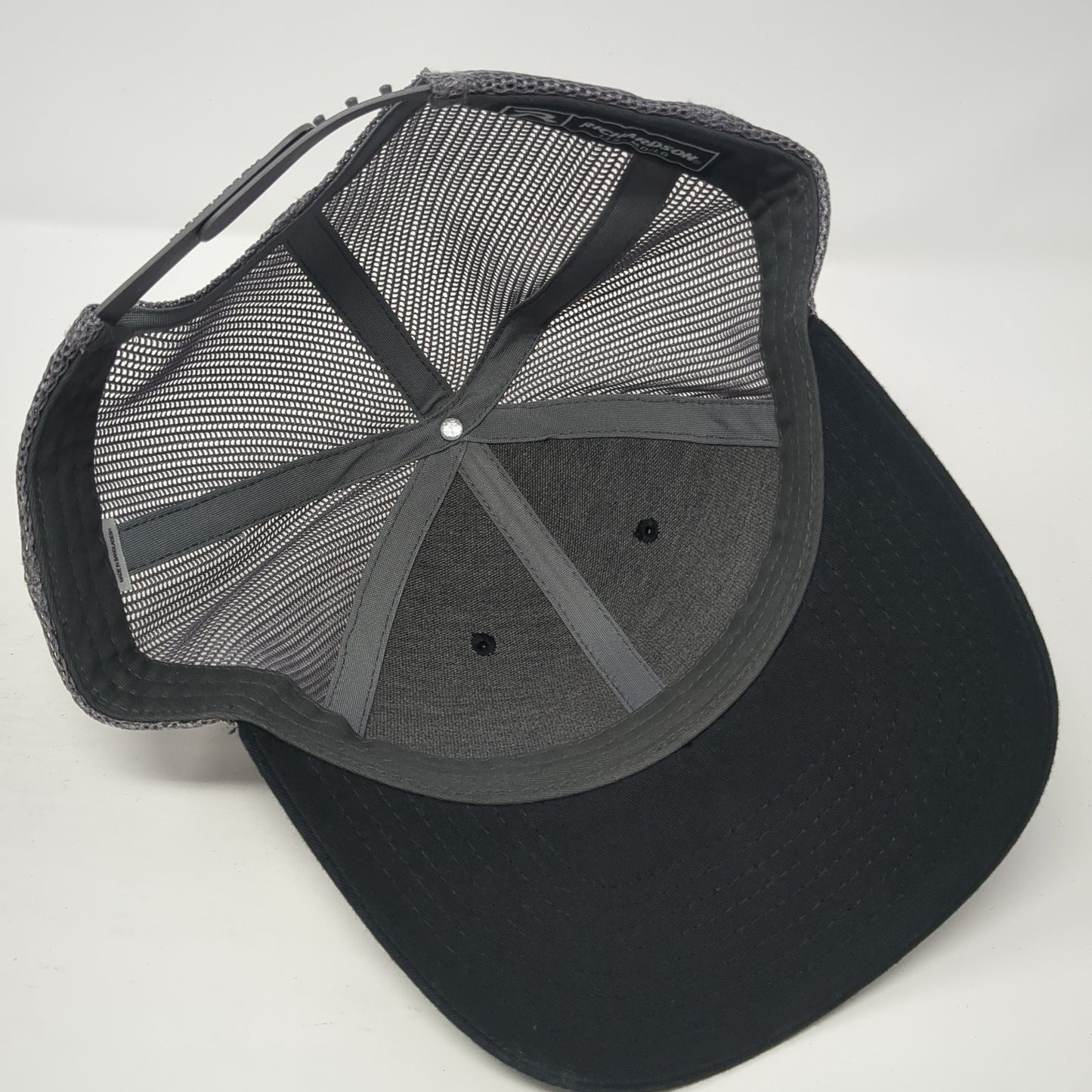 Roco Rescue Snapback Trucker Hat Black Large Adjustable Mesh Back Richardson