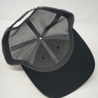 Roco Rescue Snapback Trucker Hat Black Large Adjustable Mesh Back Richardson