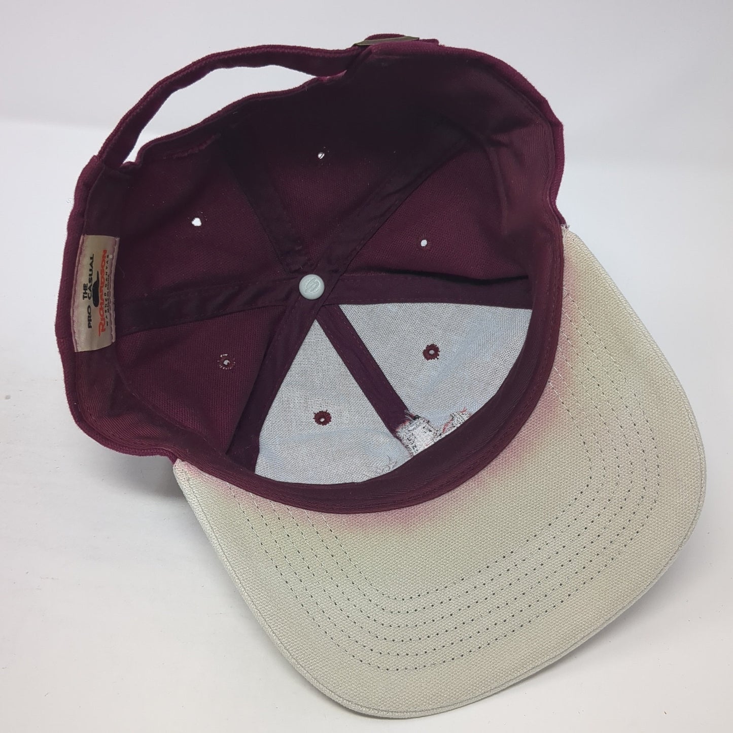 Oregon Coast Slideback Hat Red One Size Adjustable Colorblock Richardson