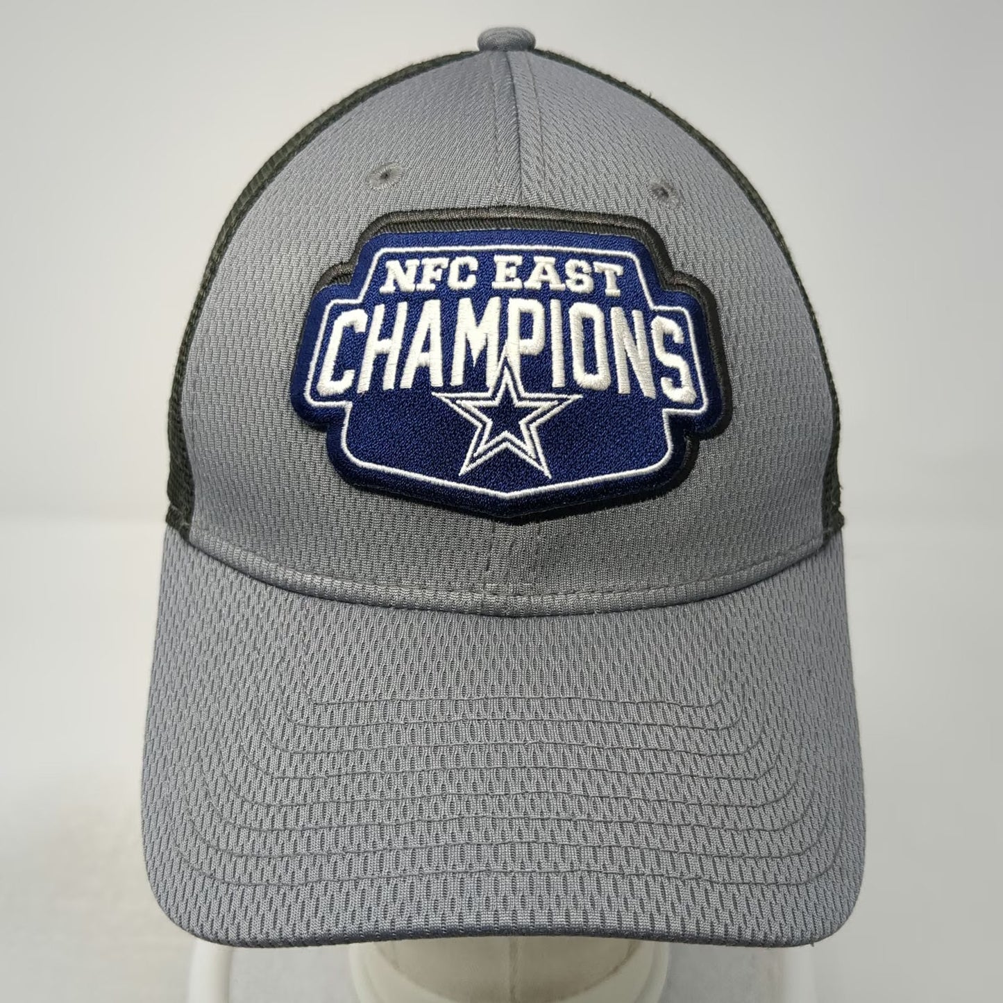 Dallas Cowboys NFL New Era Trucker Hat Gray One Size NFC East Champions Snapback