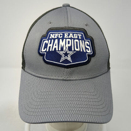 Dallas Cowboys NFL New Era Trucker Hat Gray One Size NFC East Champions Snapback
