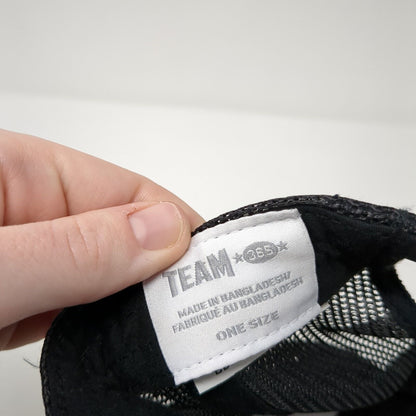 Tresidio Homes Snapback Mesh Back Trucker Hat Black One Size Adjustable