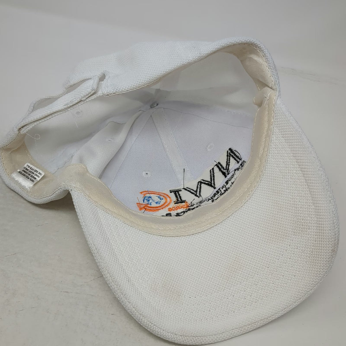 NWIC New Wave International Cargo White Baseball Cap One Size Strapback Hat