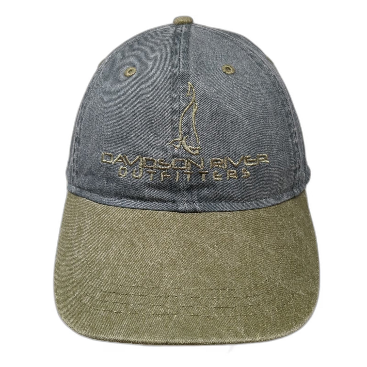 Ouray Sportswear Baseball Cap Green OSFM Davidson River Outfitters Fishing Hat