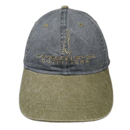 Ouray Sportswear Baseball Cap Green OSFM Davidson River Outfitters Fishing Hat