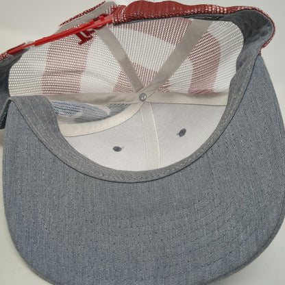 Richardson Trucker Hat Gray One Size American Flag Mesh CAPITAL Trex Embroidery