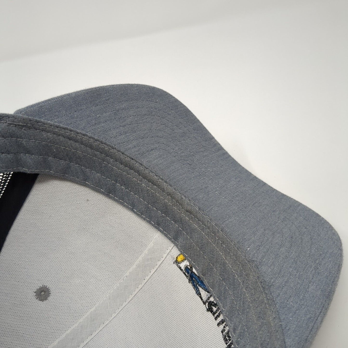 Silver Creek Snapback Mesh Back Trucker Hat Gray One Size Adjustable