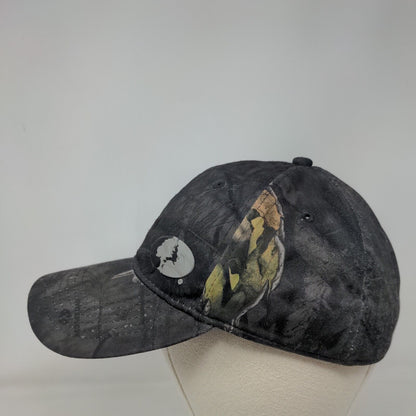 Mossy Oak Fitted Hat Camouflage Size S/M Vented Holes 6 Panel Outdoor Cap