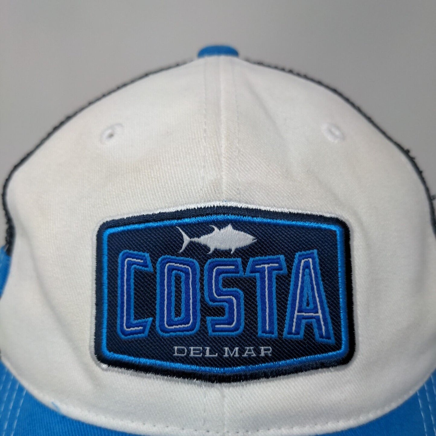 Costa Del Mar Snapback Mesh Back Trucker Hat Multi One Size Colorblock
