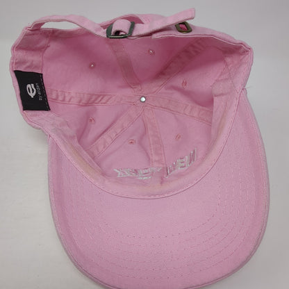 New York Est. 1625 Slideback Baseball Cap Pink One Size Adjustable by Elidan