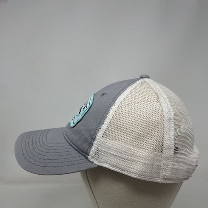 Salt Life Patch Snapback Mesh Back Trucker Hat Gray OSFM Colorblock