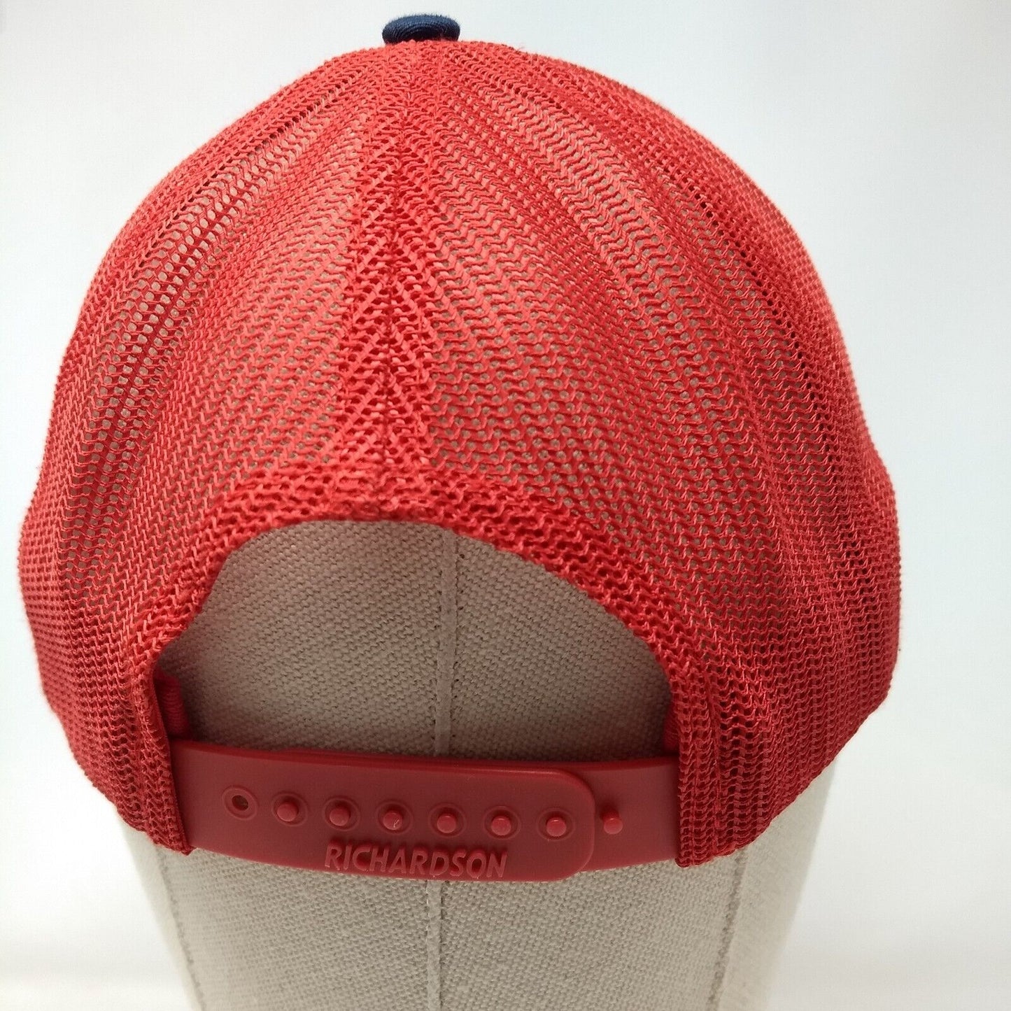 Richardson Snapback Trucker Hat Multi OSFA Embroidered Logo Mesh Back