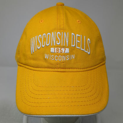 Strand Headwear Baseball Cap Yellow One Size Strapback Wisconsin Dells Hat