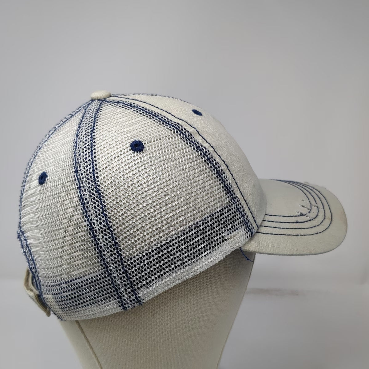 Ainojoke Trucking Repair Beige Baseball Cap One Size Mesh Strapback Patch Hat