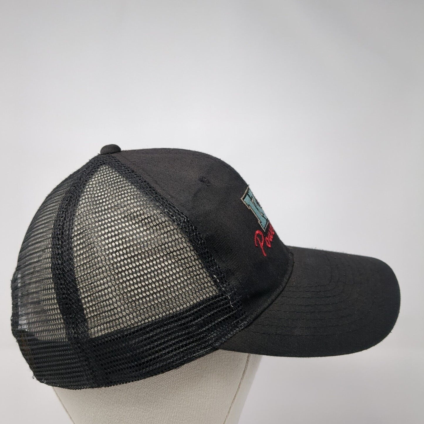 KC Power Shop Snapback Mesh Back Trucker Hat Black One Size Otto