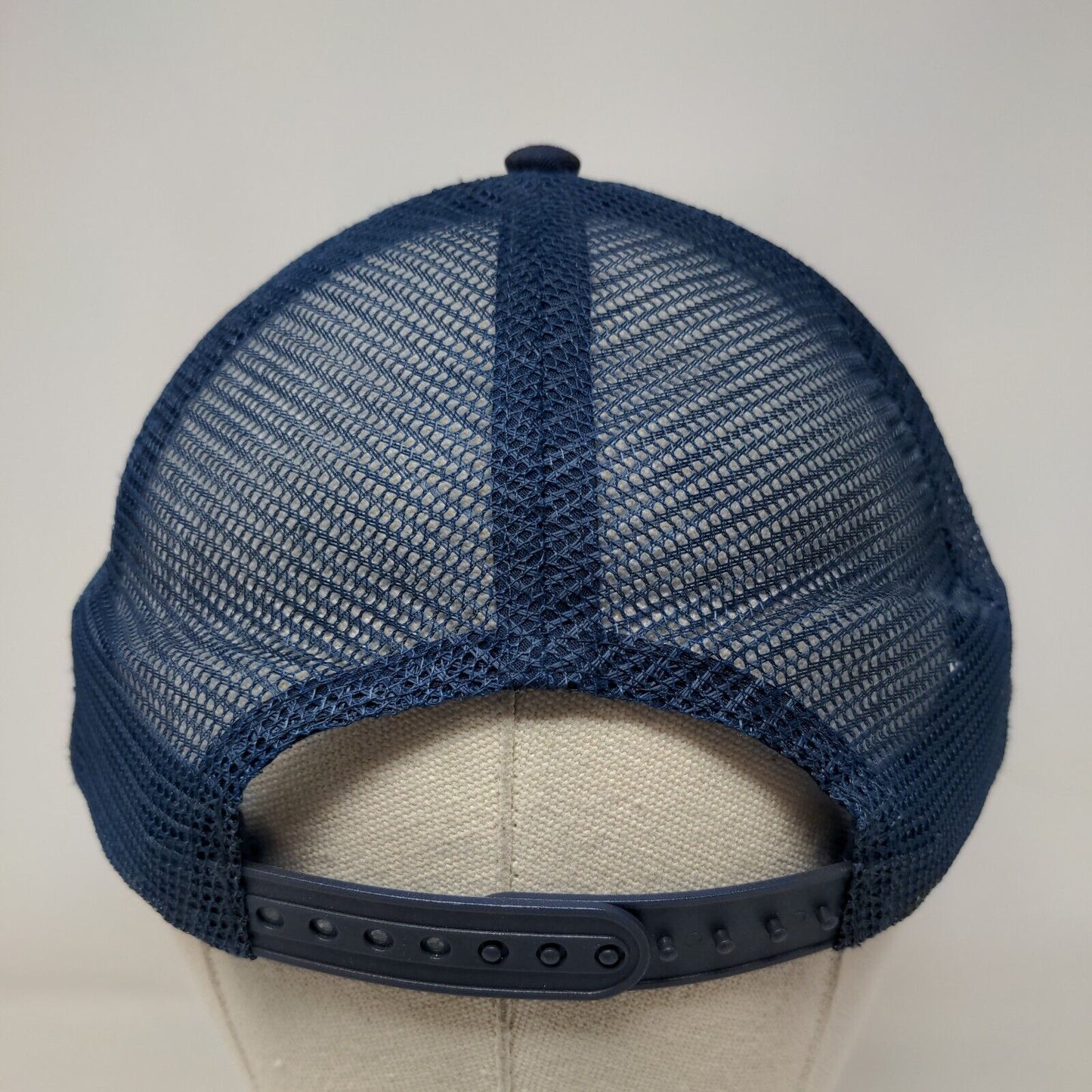 The Mad Hippo Kissimmee Snapback Mesh Back Trucker Hat Blue One Size