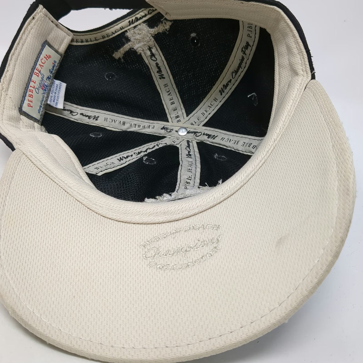 The Game Pebble Beach Baseball Cap Black One Size Hat US Open PGA Championships