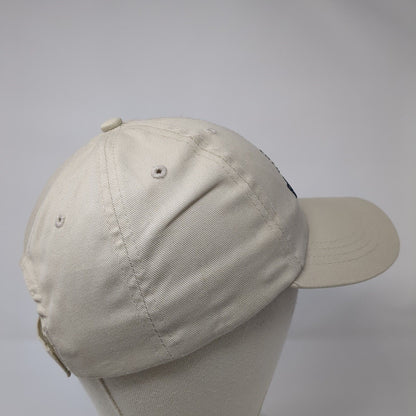 King of Beers Budweiser Strapback Hat Tan One Size Adjustable Embroidered Cotton