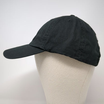 Klaviyo Logo Embroidered Small Flag Black Baseball Cap One Size Slideback Hat