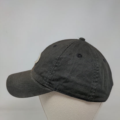 Life Is Good Slideback Hat Black One Size Embroidered Patch Adjustable