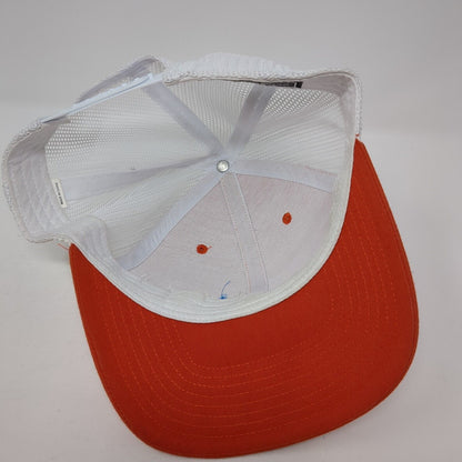 Energy Management Corporation Snapback Trucker Hat Orange OS Mesh Richardson