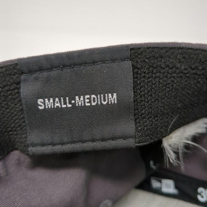 New Era Baseball Cap Gray M Amalgamated Sugar White Satin Stretch Fit Hat