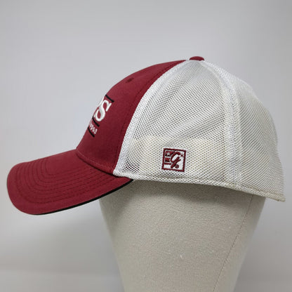 Bass Pro Shops Baseball Cap Red White One Size Mesh BPS Fish Logo Fishing Hat