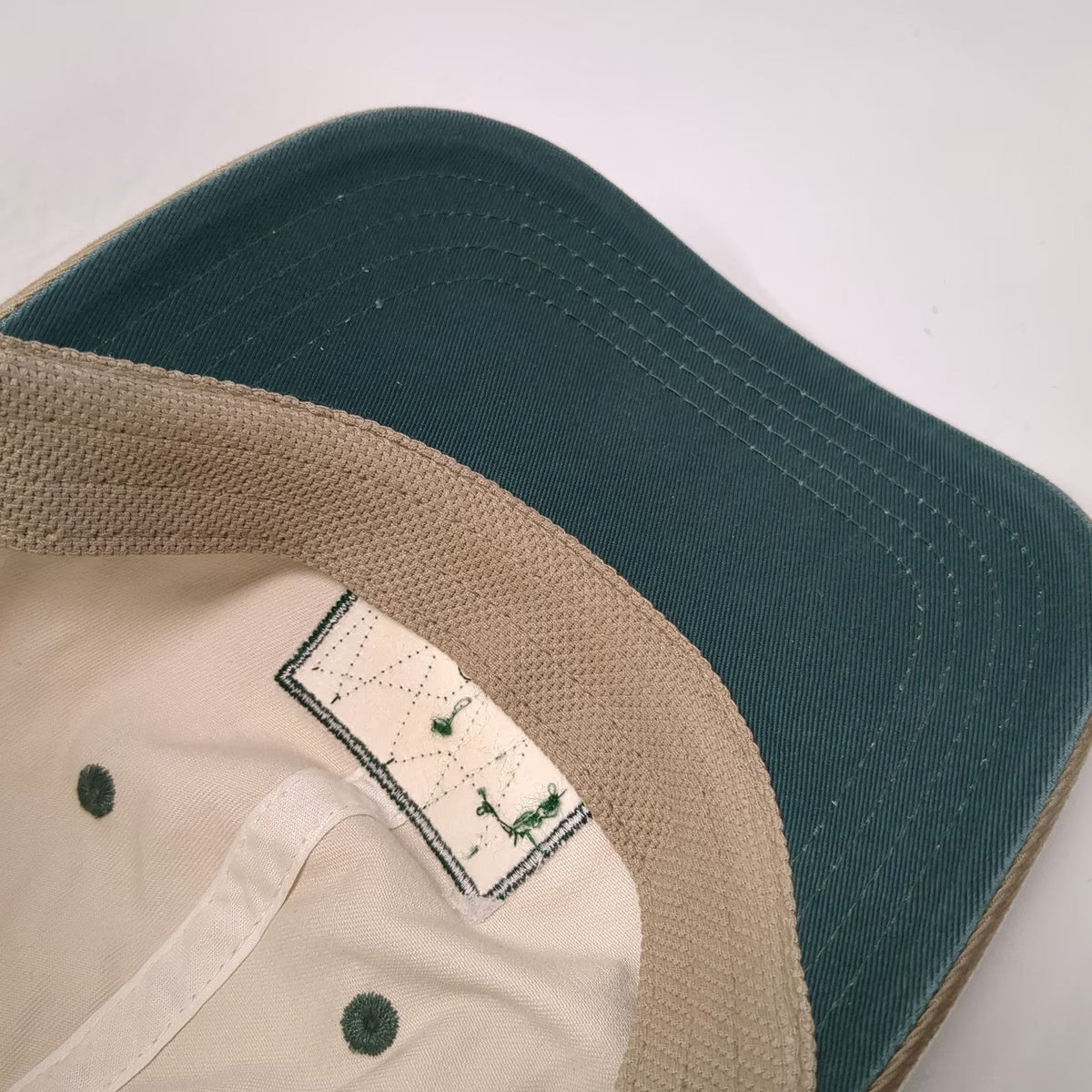 Imperial Shadow Wood Country Club Golf Patch Baseball Cap Beige OSFM Hat Green